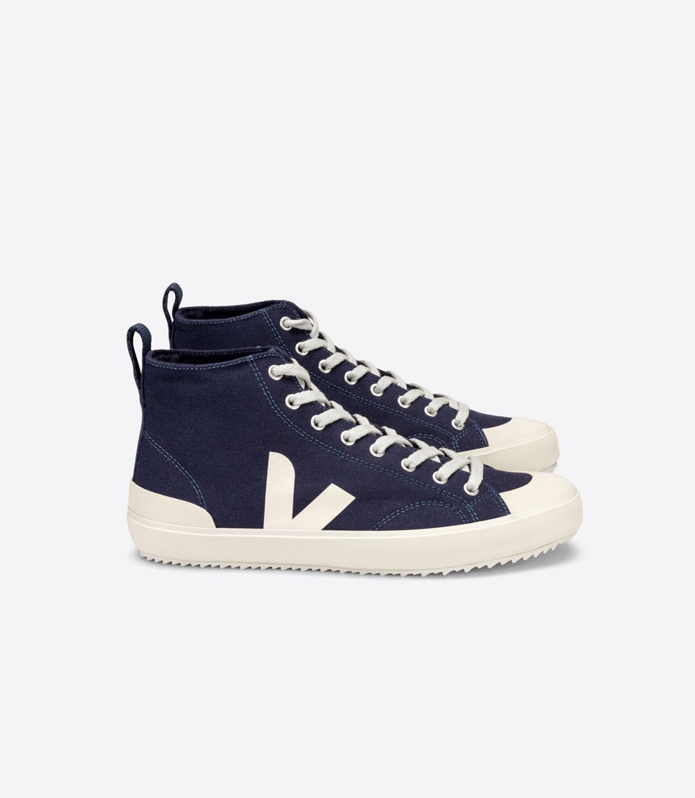 Tenis Veja Hombre - Nova Ht Lona - Azules - 038CBNFLV